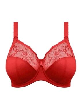 Elomi Women’s Bra Red Size 36K Underwire Unlined